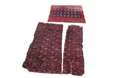 Lot 146 - A 19th Century Teke Turkoman rug; and a 20th Century Pakistani Bokhara rug