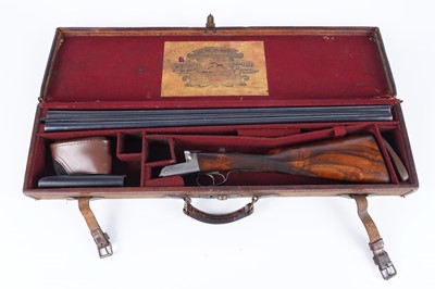 Lot 267 - W. R. Pape, 12-bore side-by-side shotgun