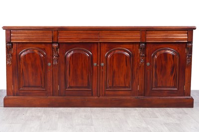 Lot 94 - A French-style stained hardwood sideboard