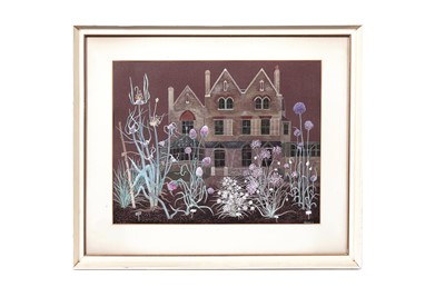 Lot 115 - Anne Granville - Onion Flowers in the Genetic Garden | watercolour