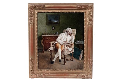 Lot 281 - James Nasmyth - The Reader | oil
