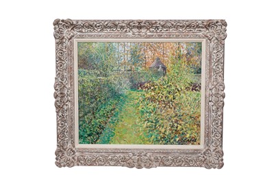 Lot 119 - Charles Neal - View to Gazebo - Afternoon in Autumn | oil