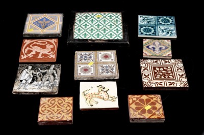 Lot 225 - A collection of tiles