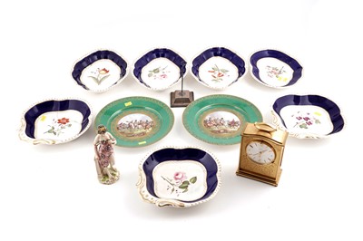 Lot 257 - A pair of 19th Century Sevres cabinet plates; and other items