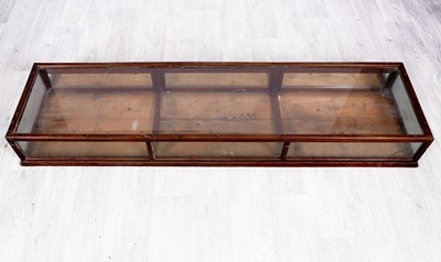 Lot 8 - A mahogany-framed tabletop display cabinet