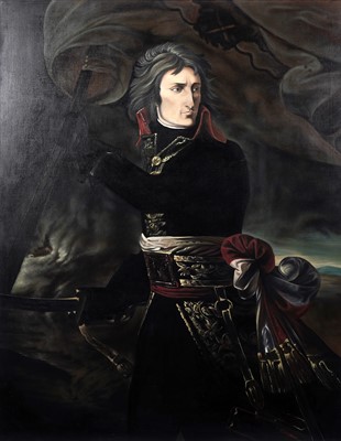 Lot 350 - G. Dieudonne After Antoine-Jean Gros - Bonaparte at the Pont d'Arcole | oil