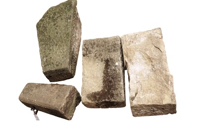Lot 314 - A collection of four pieces of limestone