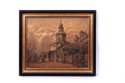 Lot 383 - Nikolai Milyokhin - Church | oil