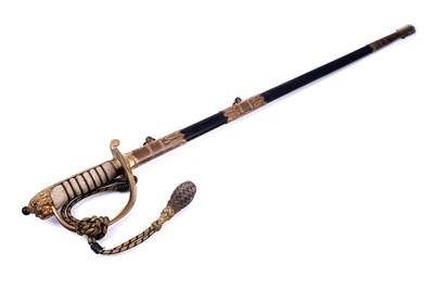 Lot 290 - A Royal Navy Officer's dress sword