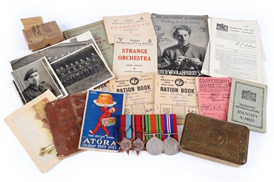 Lot 296 - A collection of 20th Century militaria and war-related ephemera