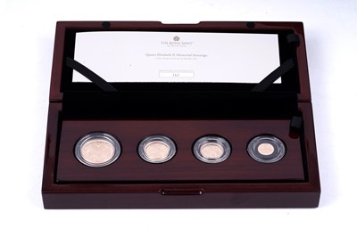Lot 5 - Royal Mint Charles III 22ct gold Queen Elizabeth II Memorial Sovereign Four Coin Proof Set
