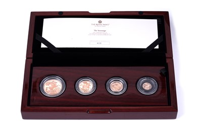 Lot 6 - Royal Mint Charles III 22ct gold The Coronation of His Majesty King Charles III Four Coin Proof Set