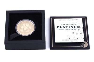 Lot 11 - The Perth Mint Elizabeth II 24ct gold The Queen’s Platinum Jubilee $200 Coin