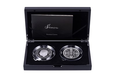 Lot 90 - Royal Mint Charles III silver Petition Crown Proof Two Coin Set
