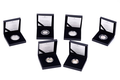 Lot 98 - Royal Mint Elizabeth II and Charles III silver proof coins
