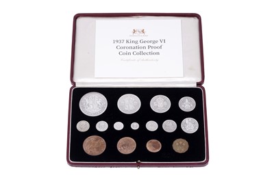 Lot 100 - The Royal Mint for Harrington & Byrne 1937 King George VI Coronation Proof Coin Collection