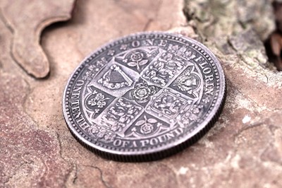 Lot 56 - Queen Victoria 'Godless' florin, 1849