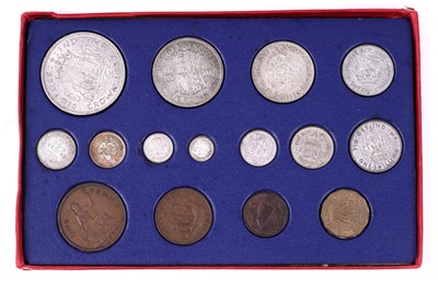 Lot 60 - A part set of George VI 1937 and other coins