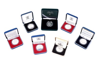 Lot 69 - A selection of silver crowns