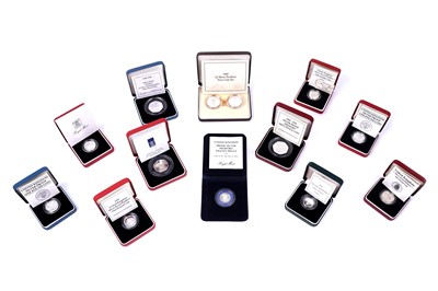 Lot 70 - Royal Mint silver proof coinage