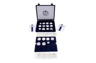 Lot 78 - Royal Mint for Westminster Queen Elizabeth the Queen Mother silver coins