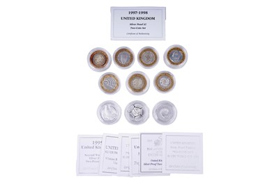 Lot 81 - Royal Mint Queen Elizabeth II silver proof £2 coins