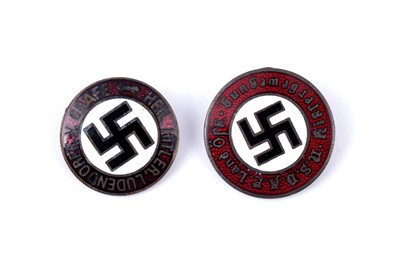 Lot 283 - Two enamel Third Reich badges