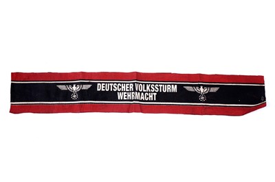 Lot 286 - A Second World War German Volkssturm armband
