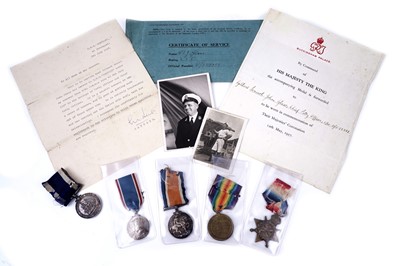 Lot 277 - Royal Navy First World War Long Service group