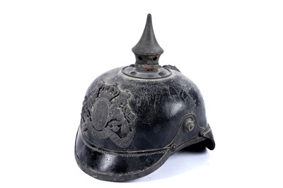 Lot 194 - An Imperial German Bavarian Pickelhaube