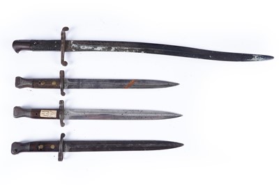 Lot 208 - Four bayonets