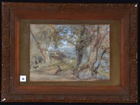 Lot 46 - After David Roberts, RA (1796-1864) An Italian...