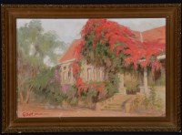 Lot 80 - Gilbert Spencer (20th Century) A white painted...