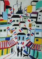 Lot 81 - Sante Monachesi (Italian 1910-1991) A Parisian...