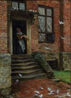 Lot 88 - Ellen Clancy (19th Century) ''Feeding the...
