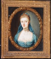Lot 98 - 18th Century British School A miniature bust...