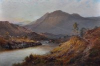Lot 109 - Alfred de Breanski, snr. (1852-1928) ''Sunrise...
