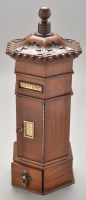 Lot 440 - A Victorian style mahogany miniature letter...