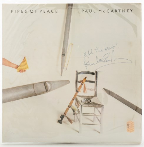 Lot 490 - Paul McCartney: a signed copy of 'Pipes Of...