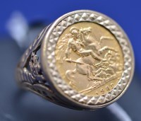 Lot 577 - An Elizabeth II gold half sovereign, 1982, in...