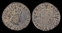 Lot 624 - Henry VII groat, head in profile, with triple...