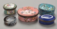 Lot 773 - A late 19th Century silver and enamelled oval...