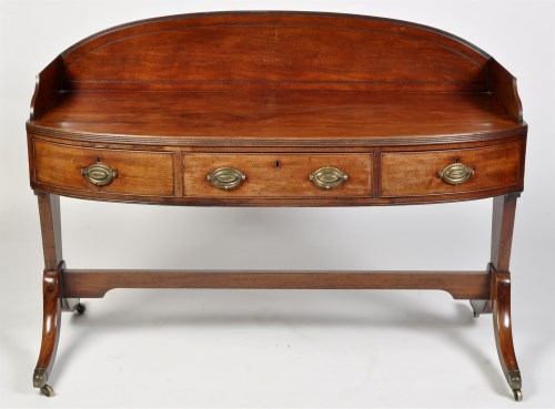 Lot 1180 - An early 19th Century mahogany bowfront...