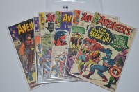 Lot 1540 - Avengers: 10, 13, 14, 17, 19 (first Swordsman),...