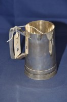 Lot 65 - A silver tankard, by Walker & Hall, Sheffield...