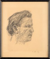Lot 47 - Jakob Nussbaum (German 1873-1936) HEAD OF A...