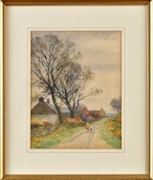 Lot 83 - John Atkinson (1863-1924) ''A MAN AND DOG...