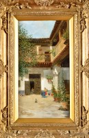 Lot 209 - **** Aguila (Spanish 19th Century) A QUIET...