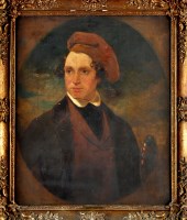 Lot 216 - 19th Century British School A BUST PORTRAIT OF...