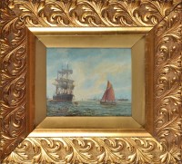 Lot 227 - Bernard Benedict Hemy (1845-1913) SHIPPING AT...